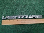 1997-2005 Chevrolet Venture Rear Emblem Badge Logo Chrome Oem 3S4. Fixed Price $12.99.