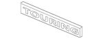 Genuine Honda Hatch Emblem 75716-TLA-A00. Fixed Price $51.59.