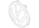 Genuine Volkswagen Emblem 3CN-853-600-E-DPJ. Fixed Price $428.61.