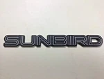 1988-1994 Pontiac Sunbird Side Door Rear Trunk Emblem Oem #20712574. Fixed Price $16.99.