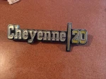 #A34 Chevy Cheyenne 20 Badge Emblem 6273130. Fixed Price $25.00.