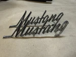 1969 1973 Ford Mustang Emblems Ornaments Pair Fender 69-73 Oem. Fixed Price $55.79.