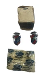 Pair Nos Ford D5ZZ-60517A20-A 1975-1978 Mustang Ghia Roof Side Emblems Ornaments. Fixed Price $139.00.