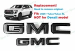 Replacement Front Rear Tailgate Black Gmc Emblem Badge 2025 & Up Yukon Xl. Fixed Price $88.80.