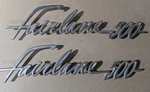 Vintage Metal Ford Fairlane 500 Script Nameplate Emblem Badge Logo Rare. Fixed Price $62.95.