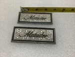 1967 1968 1969 1970 1971 1972 Amc Ambassador Sst Interior Door Emblem Set. Fixed Price $34.99.
