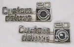 Chevrolet Chevy 73-80 Custom Deluxe 20 Truck Emblems Gm #14016634 Or #349693. Fixed Price $49.99.