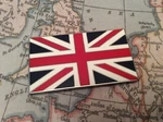 Union Jack Gb Car Badge Flag With 3M S/a Jaguar Land Rover Tvr Mg 1. Fixed Price $8.73.
