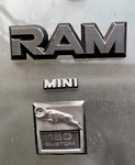 1982 Dodge Ram Mini Van Left Side Fender Door Emblem Logo Badge Symbol Set. Fixed Price $50.00.