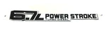 2023 2024 Ford Super Duty 6.7L Power Stroke Turbo Diesel Chrome Emblem New Oem. Fixed Price $60.86.