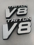 99-04 Ford F-250 F-350 Triton V8 Left Rigth Side Fender Emblem Logo Badge. Fixed Price $35.99.