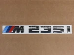 Bmw F22 2-SERIES Genuine M235I Rear Trunk Emblem, Decal Badge New. Fixed Price $68.99.