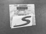 Porsche 987 Cayman "s" Black & White Houndstooth Rear Emblem Letter Genuine Oem. Fixed Price $77.00.