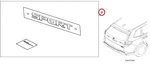Honda Black Sport Emblems 2023-2025 Cr-v Hybrid Oem# 08F20-3A0-100A. Fixed Price $39.15.