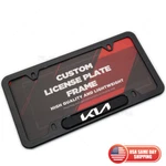 Gloss Black Front Rear For New Kia Sport License Plate Frame Cover Gift. Fixed Price $19.99.