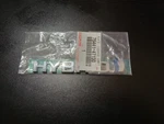Genuine New Toyota Hybrid Boot Badge Rear Emblem Prius 2015+ Plus. Fixed Price $22.00.