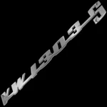 Compatible With VW1303S Type Bug Fer, Stainless Steel Decklid Script Emblem. Fixed Price $50.06.