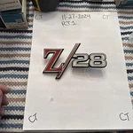 Nos 1969 Chevy Camaro Z/28 Z28 Rear Tail End Panel Emblem Badge Gm 8701333. Fixed Price $86.53.