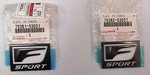 Lexus Oem Factory Fender F-sport Emblem Set 2011-2013 IS250 IS350. Fixed Price $104.04.