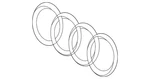 Genuine Audi Emblem 8J0-853-605-B-T94. Fixed Price $104.60.
