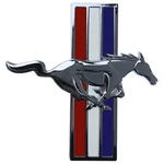 Ford Fender Emblem Tri-bar Running Horse Mustang V6 Pony Package Passenger Si.... Fixed Price $18.02.