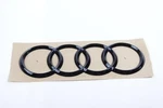 New Genuine Audi RSQ8 Rear Gloss Black Four Rings Emblem Badge 4M8853742AT94. Fixed Price $86.27.