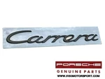 Genuine Porsche "carrera" Black Emblem Insignia Logo Script 99155923702. Fixed Price $79.00.