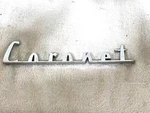 1957 Dodge Coronet Fender Original 71/8 Emblem # 1624816. Fixed Price $65.00.