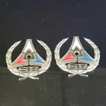 Vtg 3613823 1970 1971 1972 Charger Challenger Se Sail Panel Emblem Screw On Pair. Fixed Price $80.99.