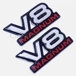 V8 Magnum Door Fender Emblem Ram Dakota Durango Van 2PC Nameplate Badge. Fixed Price $40.00.