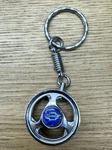 Vintage Chevrolet Wheel Rim Keychain Silver Chrome. Fixed Price $17.95.