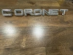 1967 Dodge Coronet 500 Quarter Panel Block Letter Emblems. Fixed Price $30.00.